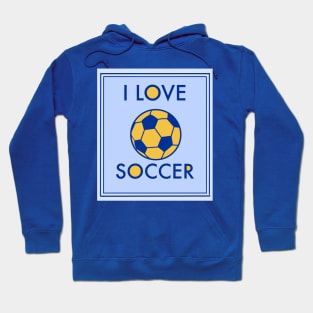 Love Soccer Sign Hoodie